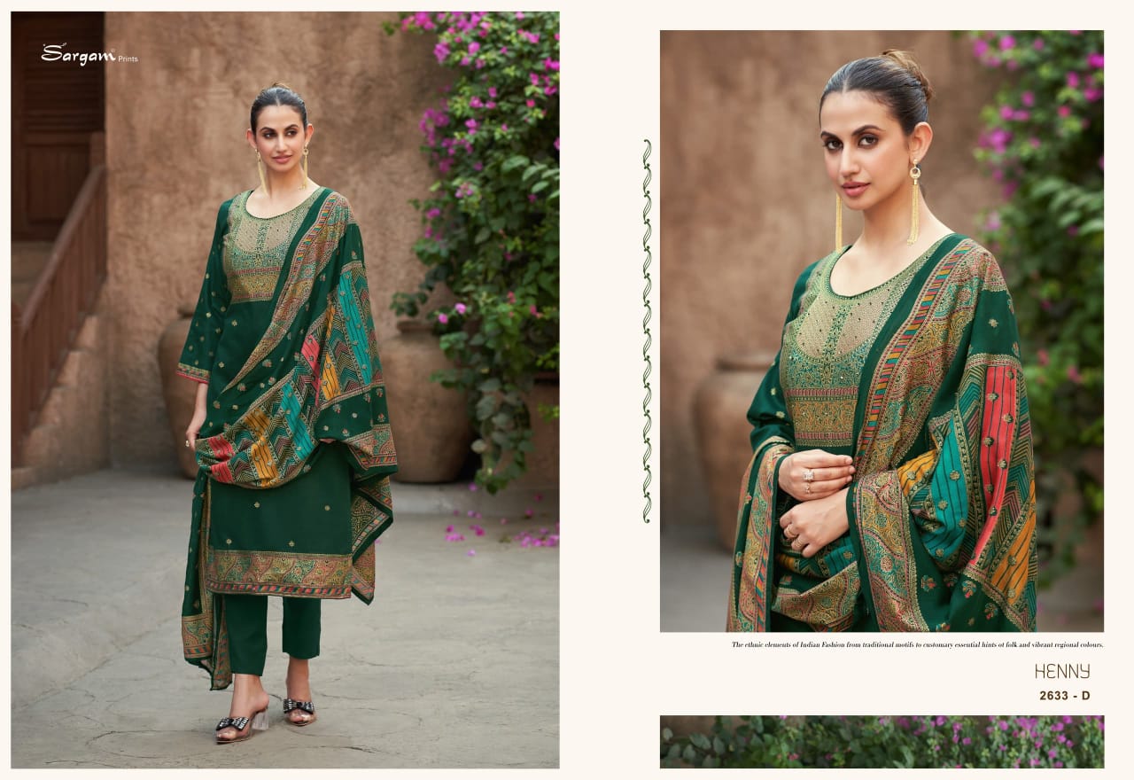 Henny by Sargam Jam Digital Printed Salwar Suit Wholesale Price In Surat